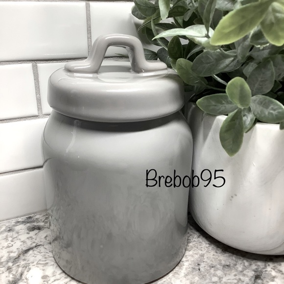 Rae Dunn Gray COOKIES canister - Picture 3 of 3